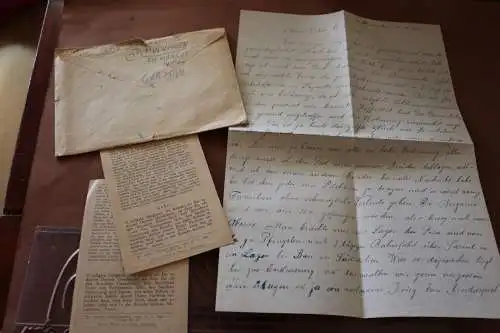 alter Brief mit Inhalt - München 22.10.1945  
