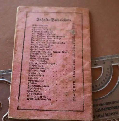 tolles altes Heftchen - Dr. A. Oetker´s Rezepte - um 1900 ?? 