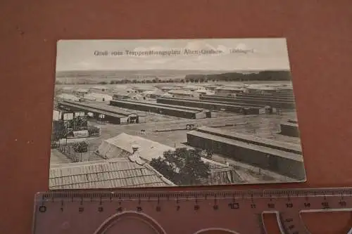 tolle alte Karte - Gruß vom Truppenübungsplatz Alten-Grabow  1913