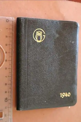 toller alter Taschenkalender 1940 - Guilleaume-Werk Beuel am Rhein 