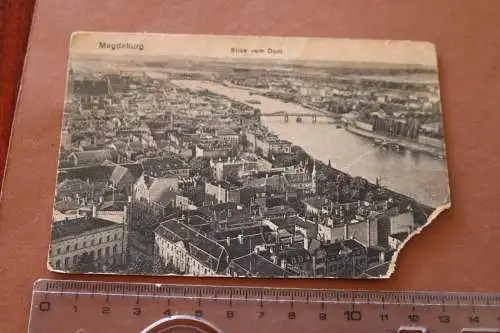 alte Karte - Magdeburg Ansicht vom Dom - 1910-20 ??