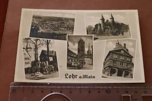 alte Karte -  Ansichten Lehr am Main - 30-50er Jahre ?