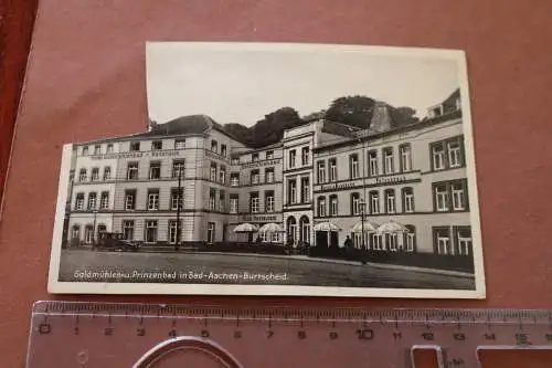 alte Karte - Goldmühlen u. Prinzenbad in Bad Aachen Burtscheid  1933
