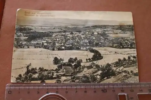 tolle alte Karte - Gruß aus Wasselnheim  Elsass -1914  Bahnstempel  