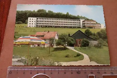 alte Karte - Heinrich Glücklich Haus - Gras-Ellenbach  1960
