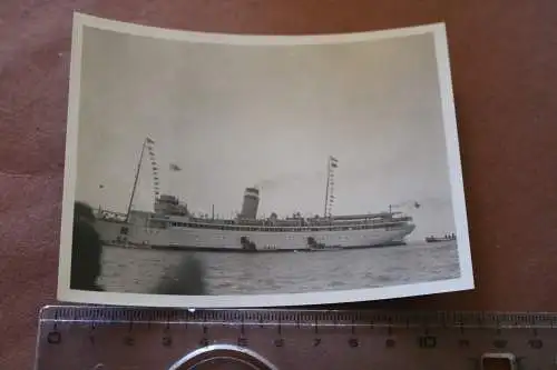 tolles altes Foto - Passagierschiff Kaiser - Helgoland - 20-30er Jahre 