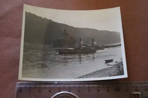 tolles altes Foto - Raddampfer Franz Haniel im Rhein    1910-20