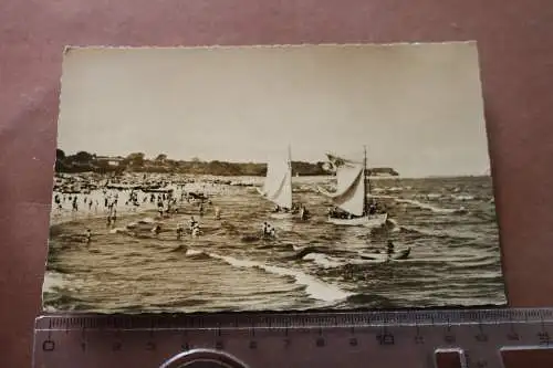 tolle alte Karte  Ahlbeck - Blick zur See 50er Jahre ???