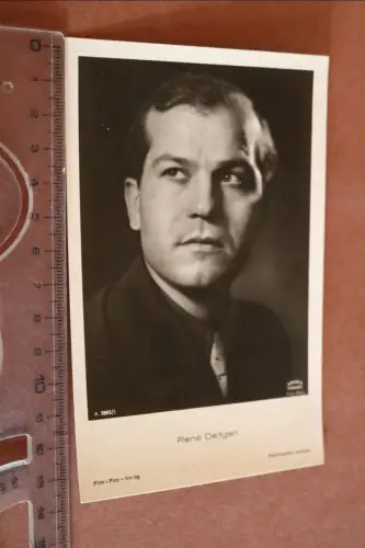 tolle alte Karte - René Deltgen 