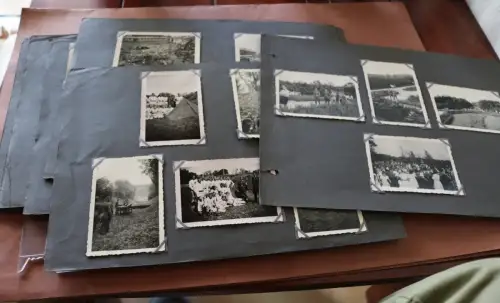 106 alte Fotos R.A.D. Wilhelmshaven - Baracken, Zerstörung nach Luftangriff usw 