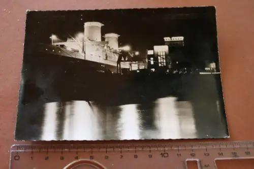tolle alte Karte -Bremerhaven Schiff United States a.d. Columbuskaje  60er Jahre
