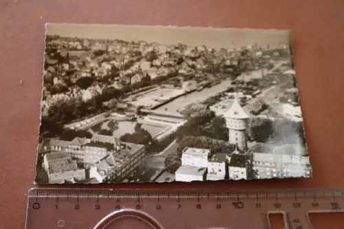 tolle alte Karte -Nordseebad Cuxhaven  Innenstadt Luftaufnahme 1959