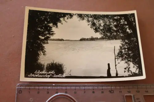 tolle alte Karte -Wusterwitz - Dorotheenhof Seeblick 1963