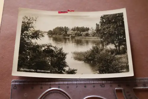 tolle alte Karte - Schlabornsee - Zechlinerhütte 1958