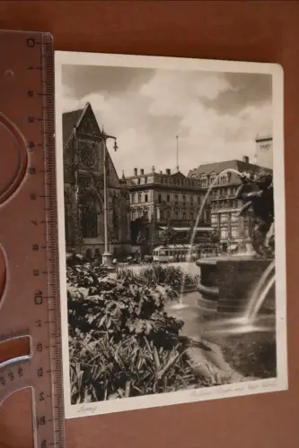 tolle alte Karte -  Leipzig - Pauliner Kirche und Cafe Felsche 1934