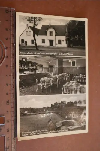 tolle alte Karte - Bünde i.W. - Ansichten - Büscher Gasthof usw. 1940