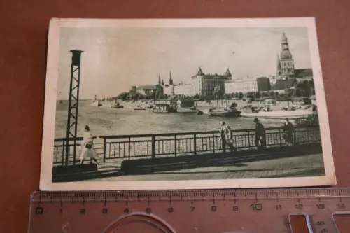 tolle alte Ansicht von Riga - Deutsche Dienstpost - 1943
