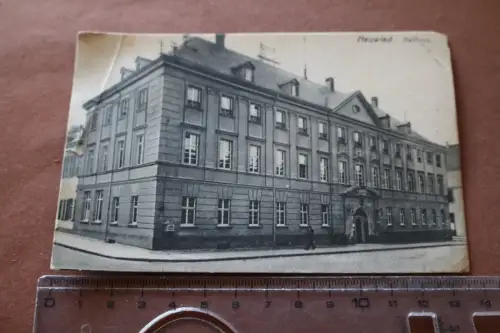 tolle alte Karte - Neuwied Rathaus - 1943