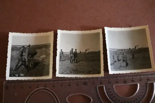 drei tolle alte Fotos - Orden Verleihung Feld Russland ???  