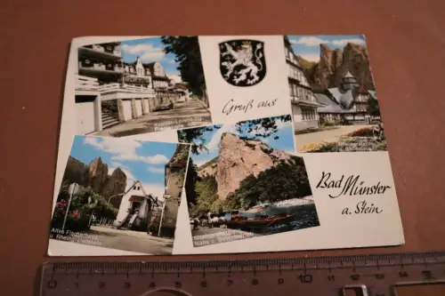 tolle alte Karte - Bad Münster a. St - Ebernburg  60-70er Jahre 