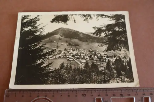 tolle alte große Karte - Ansicht Oberstaufen  1943