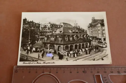 tolle alte Karte -  Frankfurt a.M. Hauptwache 1942