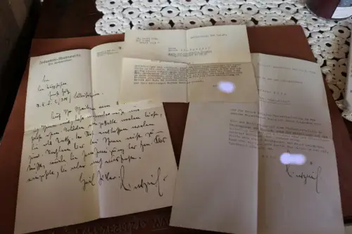 toller alter Briefverkehr Kommandeur Inf.Regt. 61 von Oberst Sintzenich 