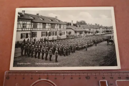 tolle alte Karte- Truppenübungsplatz ?? Grafenwöhr - Serenadeaufstellung 1936