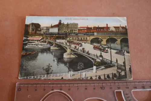 tolle alte Karte - Berlin Jannowitzbrücke 1921