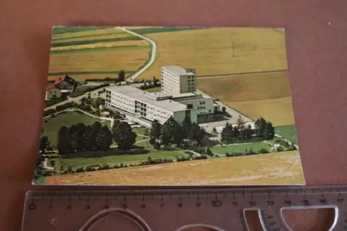 tolle alte Karte -Kreiskrankenhaus Wertingen Luftbild 