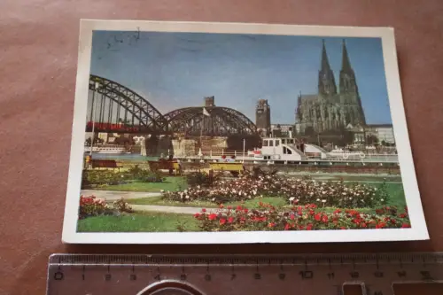 tolle alte Karte - Ansicht Köln - Bundesgartenschau 1957