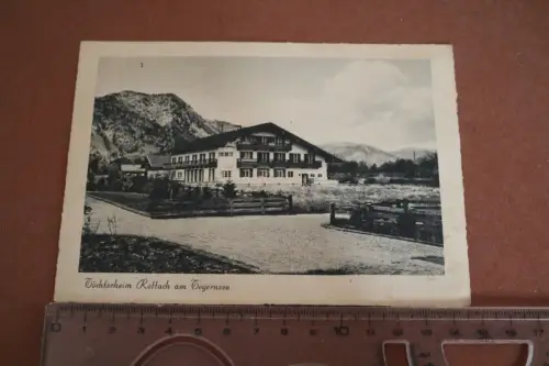 tolle alte Karte - Töchterheim Rottach am Tegernsee 1949