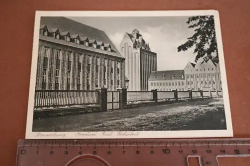 tolle alte Karte - Braunschweig Bernhard Rust Hochschule  30-50er Jahre ?