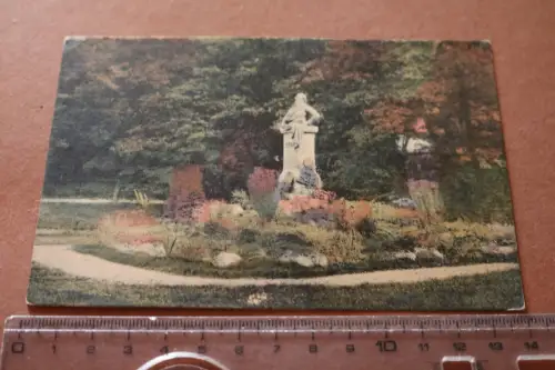 tolle alte Karte - Perleberg Jahn-Denkmal  an der Hagen-Promenade 1918