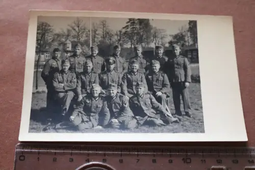 tolles altes Gruppenfoto Soldaten - 
