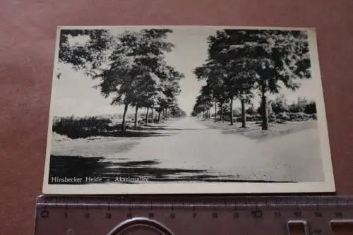 tolle alte Karte - Hinsbecker Heide - Akazienallee 30-50er Jahre ?