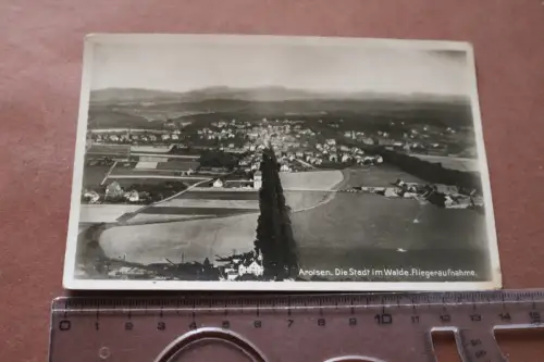 tolle alte Karte - Arolsen - Fliegeraufnahme (2)  30-50er Jahre ?