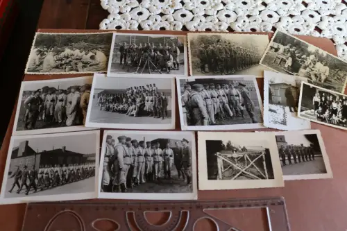 13 tolle altes Fotos - Soldaten Luftwaffe - Ausbildung ?? 