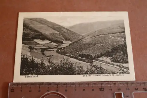 tolle alte Karte - Sauerland - Röhretal  30-40er Jahre ?