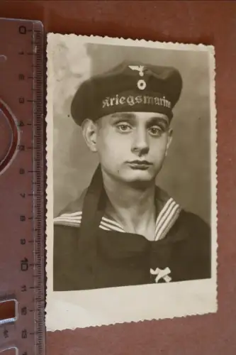 tolles altes Foto - Portrait eines Matrosen - Kriegsmarine 