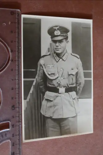 tolles altes Foto - Portrait eines Soldaten nach EK II Verleihung