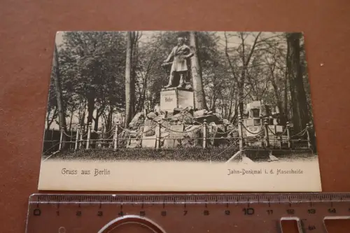 tolle alte Karte - Berlin - Jahn Denkmal i.d. Hasenheide  1910-20 ??