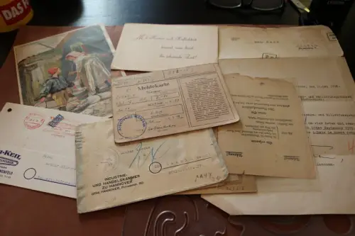 kleines Konvolut Papierkram - vers. 