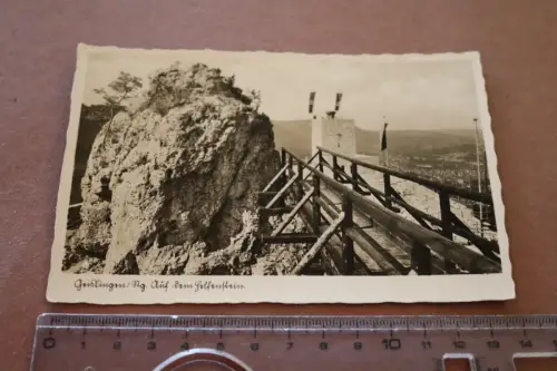 tolle alte Karte - Geislingen/Steige. Auf dem Helfenstein  30-40er Jahre 