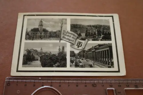 tolle alte Karte - 15. deutsches Turnfest 1933 Stuttgart 