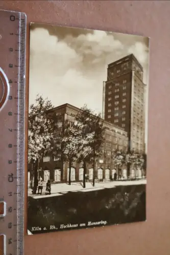 tolle alte Karte - Köln Hochhaus am Hansaring 1927