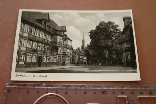 tolle alte Karte - Hildesheim Am Brühl - 1937