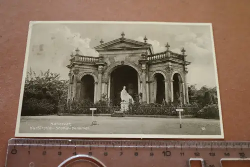 tolle alte Karte - Hannover - Kurfürstin Sophie Denkmal 1935