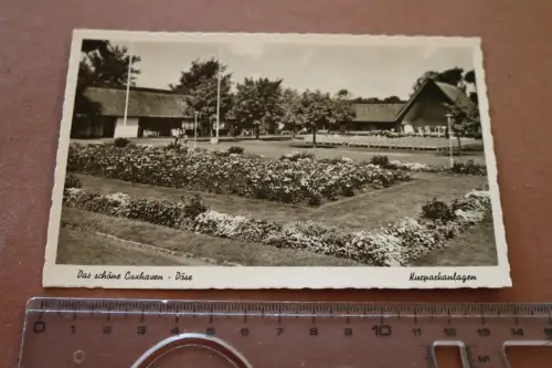 tolle alte Karte - Kurparkanlagen - Cuxhaven Döse - 30-50er Jahre 