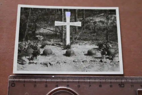 altes Foto - Soldatengräber gefallen 01.07.1941 Wald von Borissow 